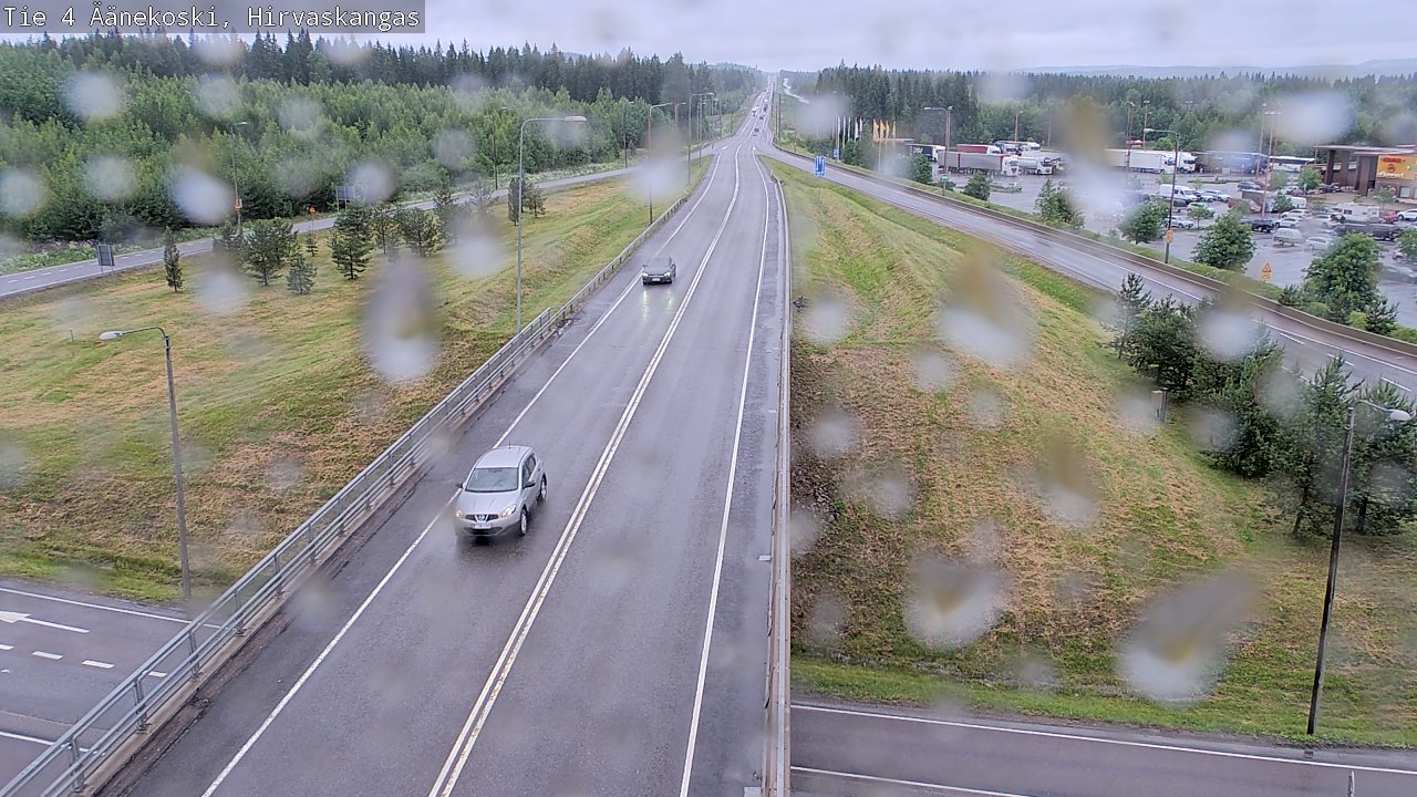 Weather Camera Image Väg 4 Äänekoski, Hirvaskangas, Äänekoski, Keski-Suomi