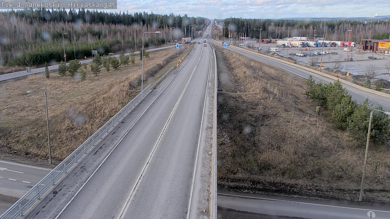 Weather Camera Image Road 4 Äänekoski, Hirvaskangas, Äänekoski, Keski-Suomi