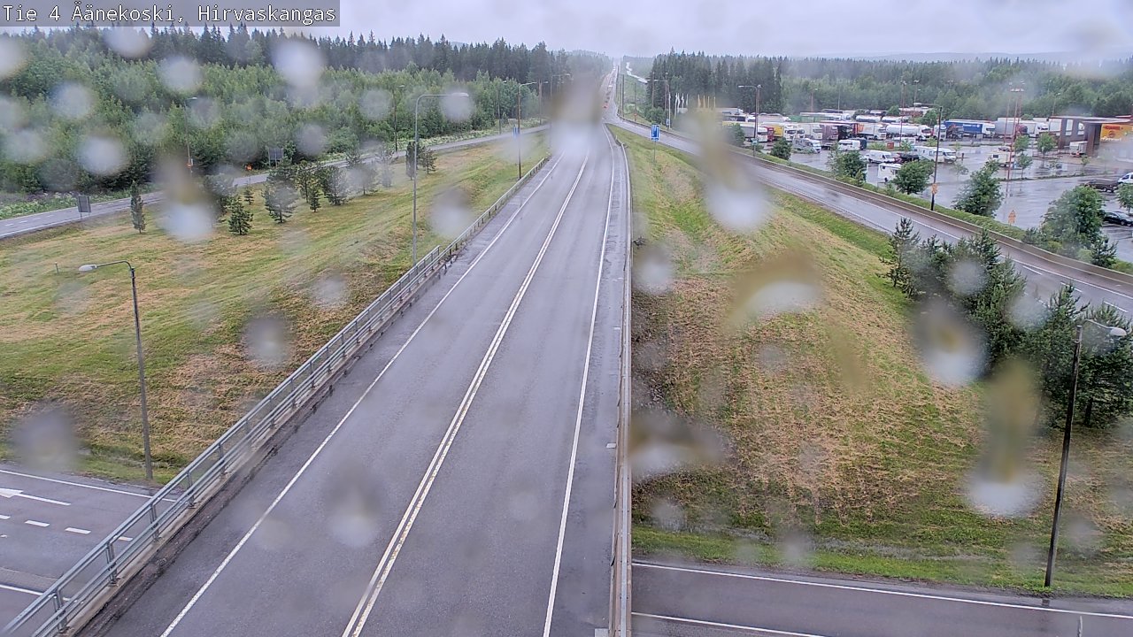 Weather Camera Image Road 4 Äänekoski, Hirvaskangas, Äänekoski, Keski-Suomi