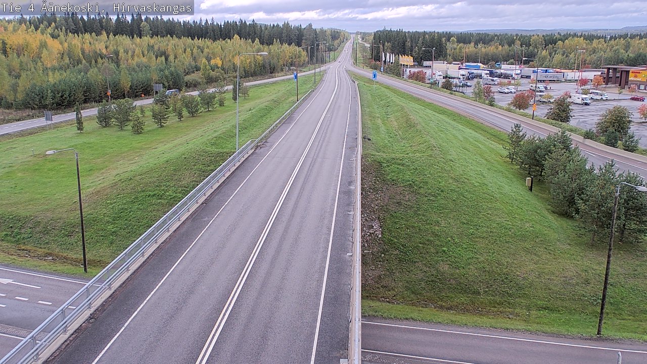 Weather Camera Image Road 4 Äänekoski, Hirvaskangas, Äänekoski, Keski-Suomi