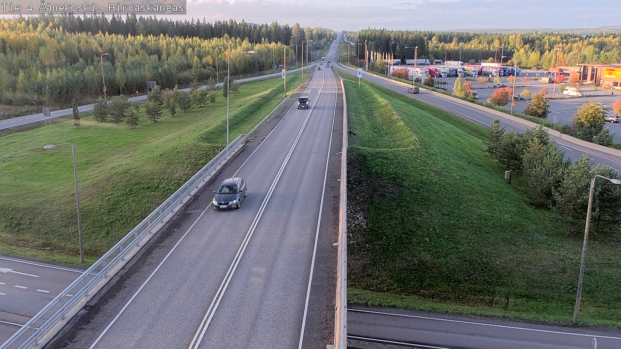 Weather Camera Image Road 4 Äänekoski, Hirvaskangas, Äänekoski, Keski-Suomi