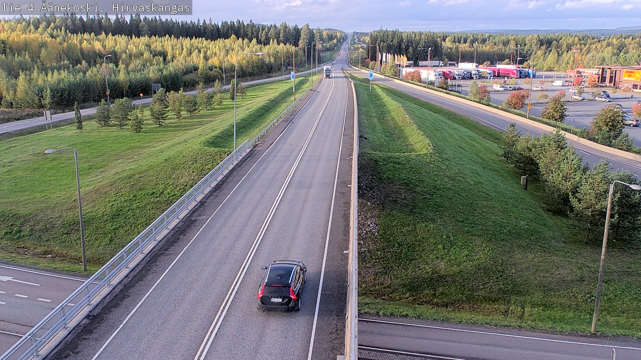 Weather Camera Image Road 4 Äänekoski, Hirvaskangas, Äänekoski, Keski-Suomi