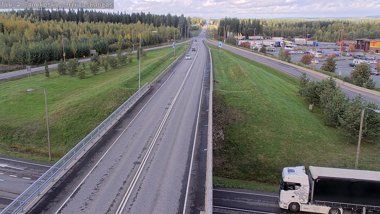 Weather Camera Image Road 4 Äänekoski, Hirvaskangas, Äänekoski, Keski-Suomi