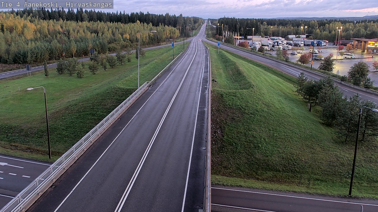 Weather Camera Image Road 4 Äänekoski, Hirvaskangas, Äänekoski, Keski-Suomi