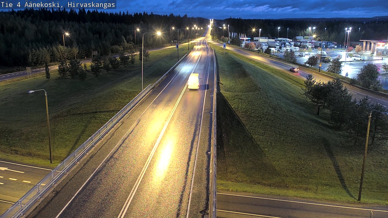 Weather Camera Image Road 4 Äänekoski, Hirvaskangas, Äänekoski, Keski-Suomi
