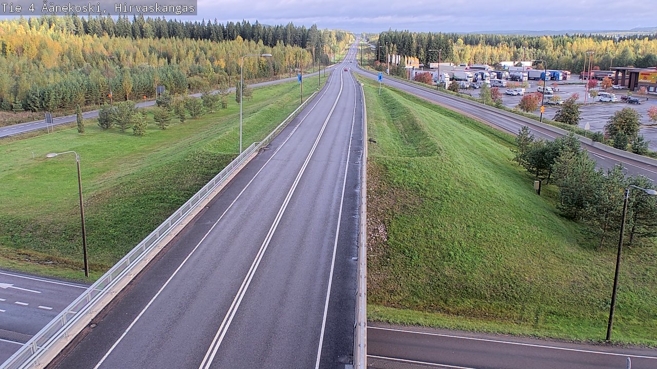 Weather Camera Image Road 4 Äänekoski, Hirvaskangas, Äänekoski, Keski-Suomi