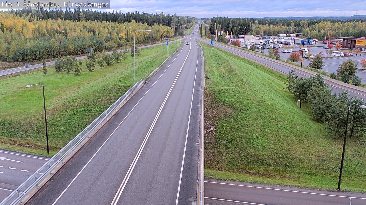 Weather Camera Image Road 4 Äänekoski, Hirvaskangas, Äänekoski, Keski-Suomi