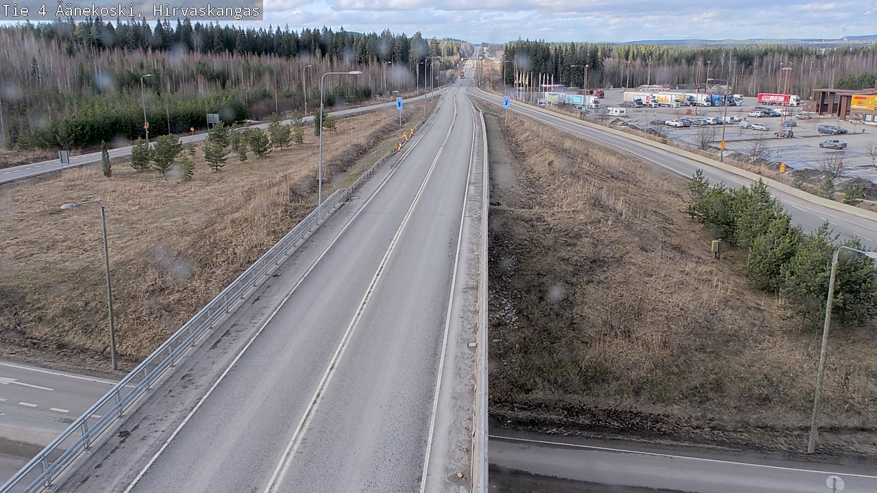 Weather Camera Image Road 4 Äänekoski, Hirvaskangas, Äänekoski, Keski-Suomi