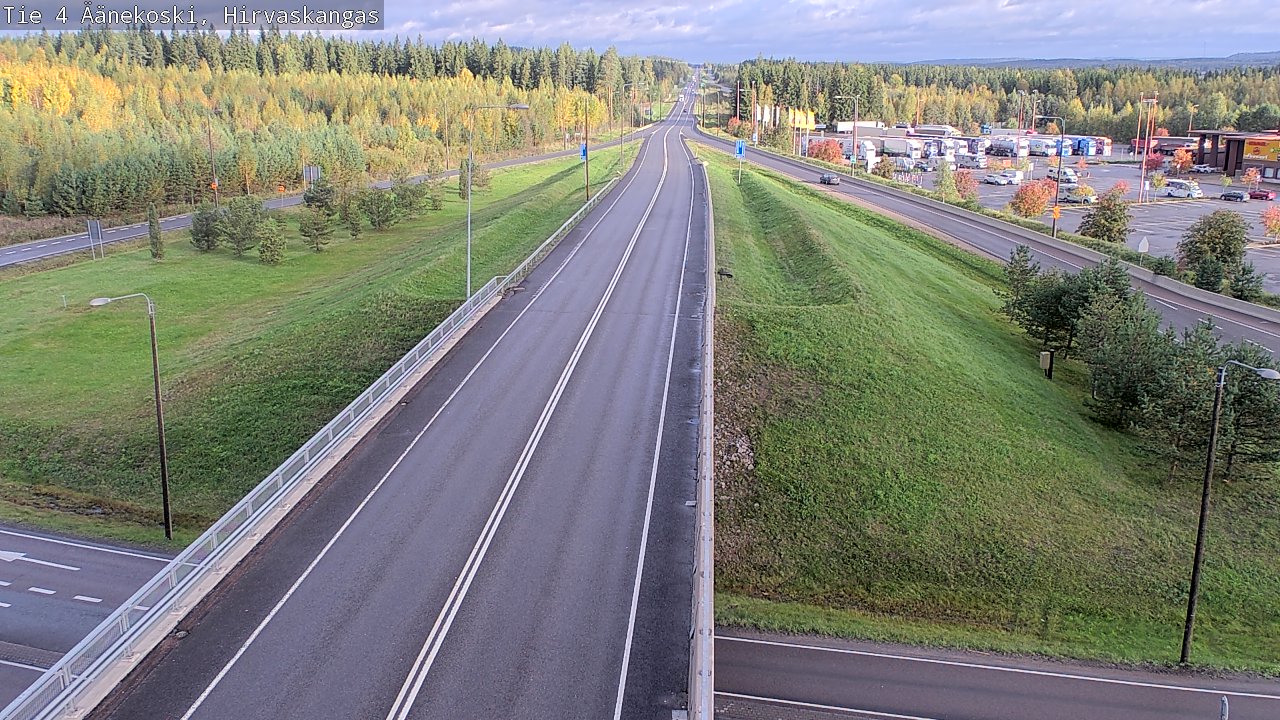 Weather Camera Image Road 4 Äänekoski, Hirvaskangas, Äänekoski, Keski-Suomi
