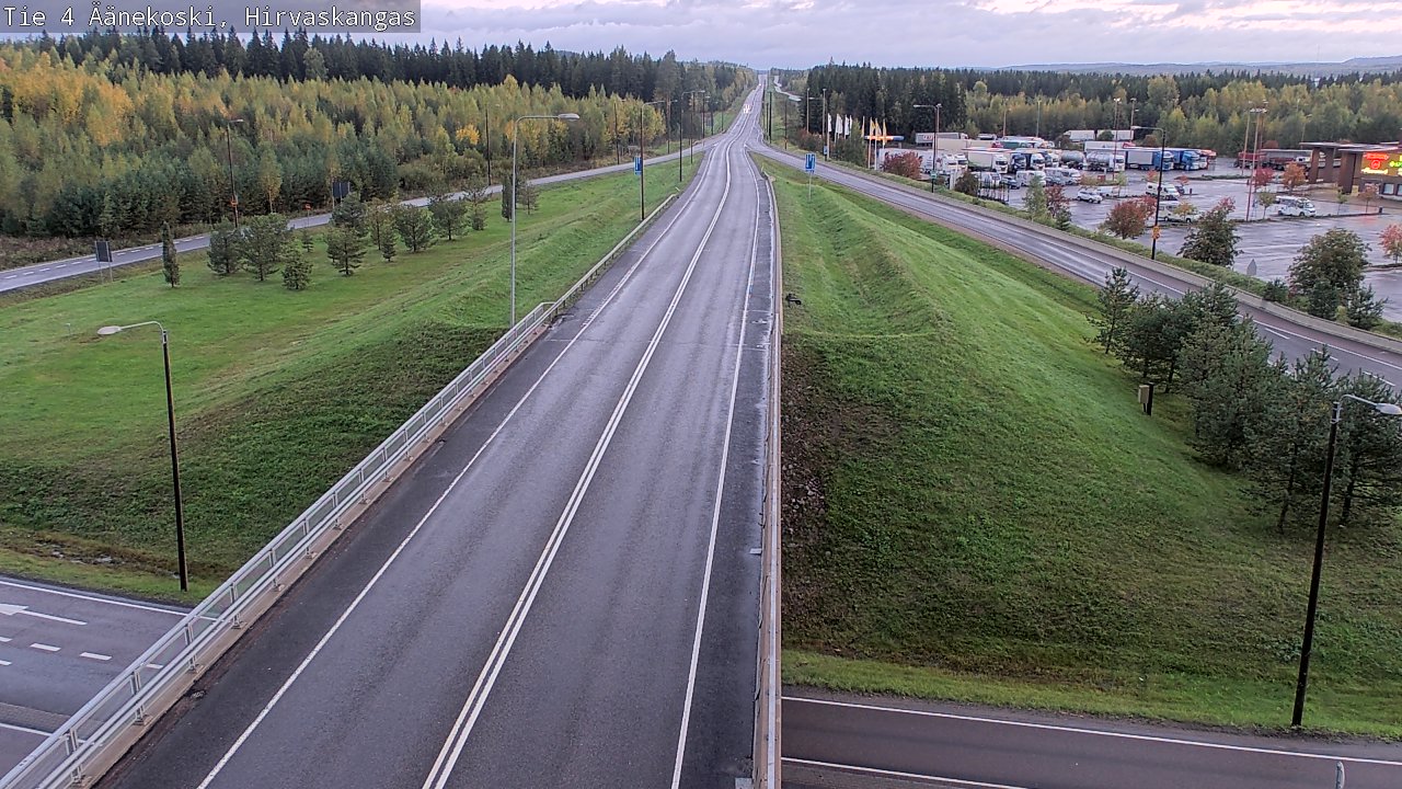 Weather Camera Image Road 4 Äänekoski, Hirvaskangas, Äänekoski, Keski-Suomi