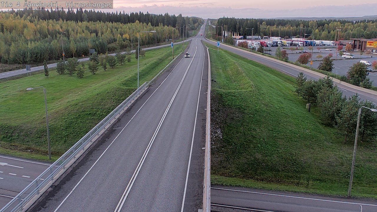 Weather Camera Image Road 4 Äänekoski, Hirvaskangas, Äänekoski, Keski-Suomi