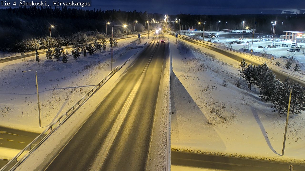 Weather Camera Image Road 4 Äänekoski, Hirvaskangas, Äänekoski, Keski-Suomi