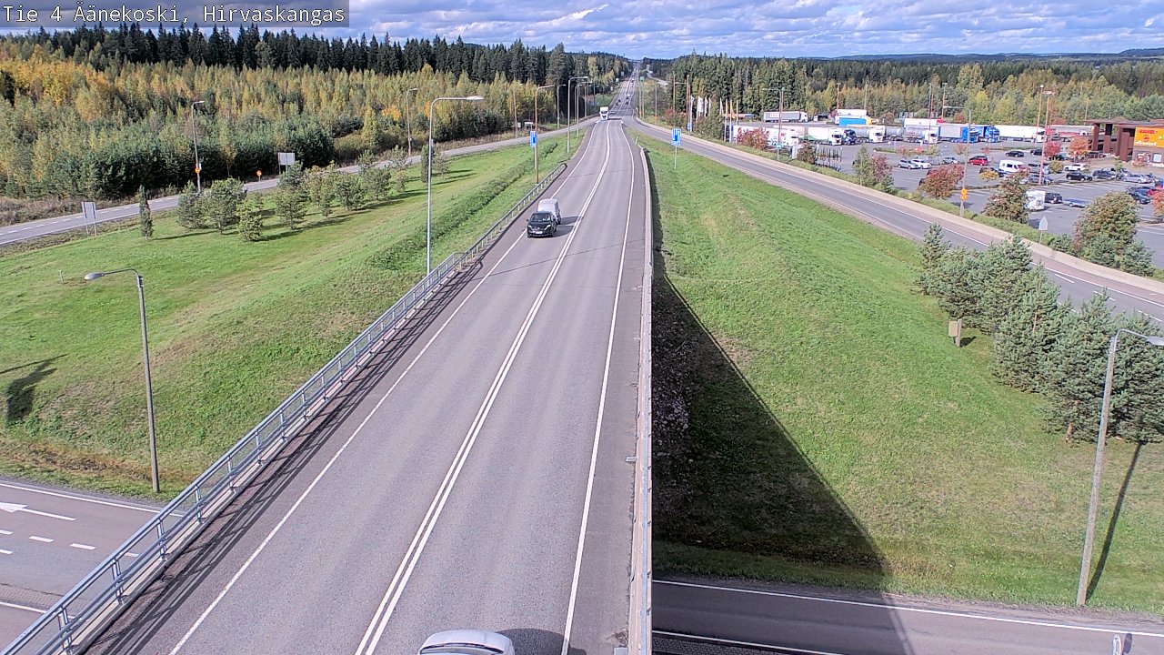 Weather Camera Image Väg 4 Äänekoski, Hirvaskangas, Äänekoski, Keski-Suomi