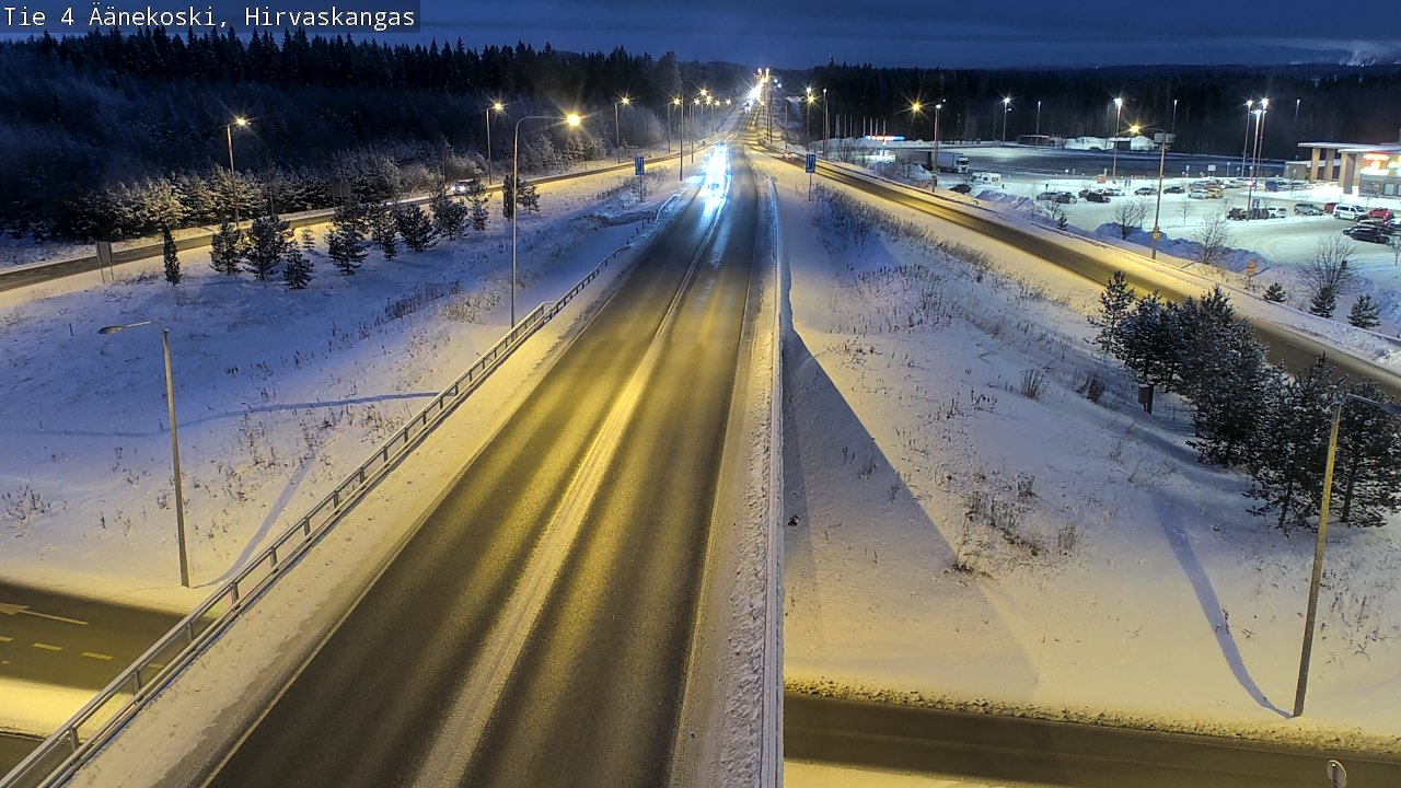 Weather Camera Image Road 4 Äänekoski, Hirvaskangas, Äänekoski, Keski-Suomi