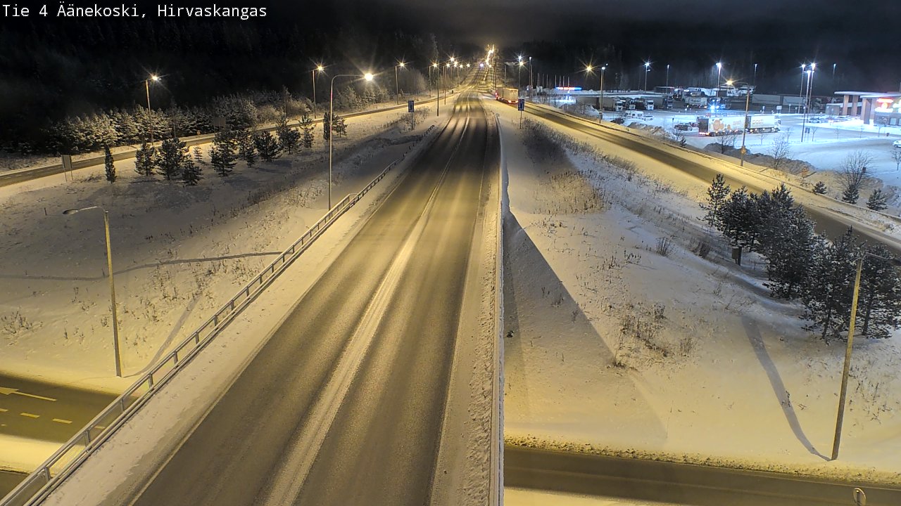 Weather Camera Image Road 4 Äänekoski, Hirvaskangas, Äänekoski, Keski-Suomi