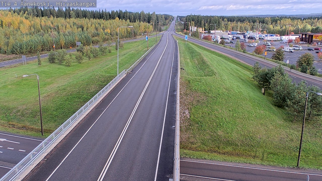 Weather Camera Image Road 4 Äänekoski, Hirvaskangas, Äänekoski, Keski-Suomi