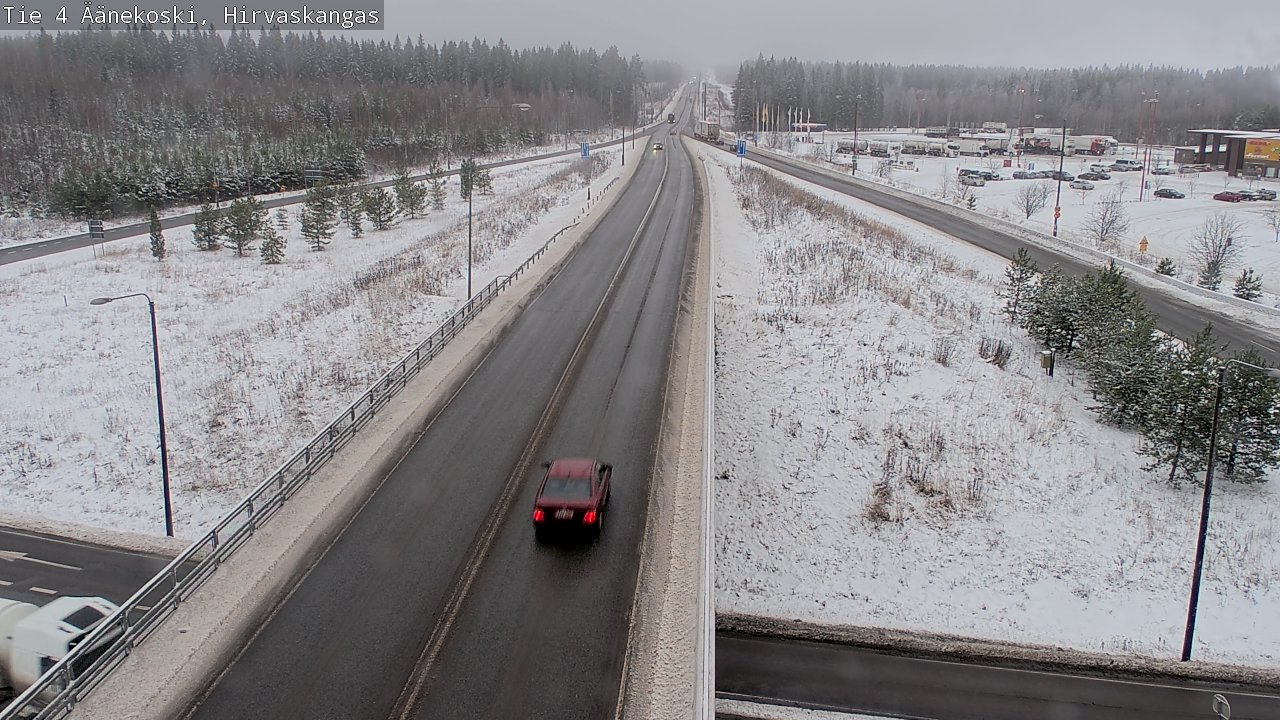 Weather Camera Image Väg 4 Äänekoski, Hirvaskangas, Äänekoski, Keski-Suomi