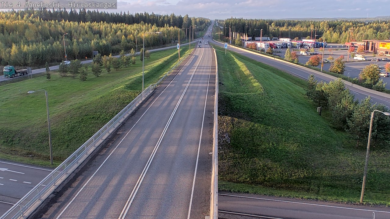 Weather Camera Image Road 4 Äänekoski, Hirvaskangas, Äänekoski, Keski-Suomi