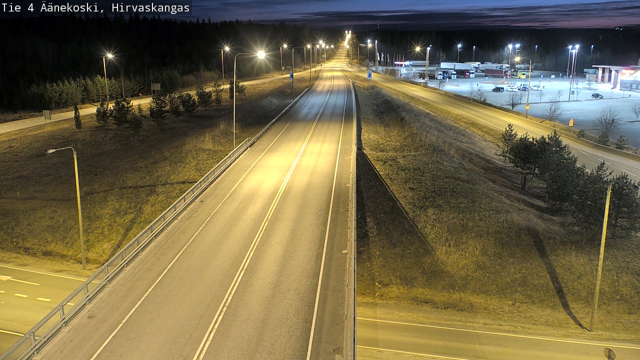 Weather Camera Image Road 4 Äänekoski, Hirvaskangas, Äänekoski, Keski-Suomi