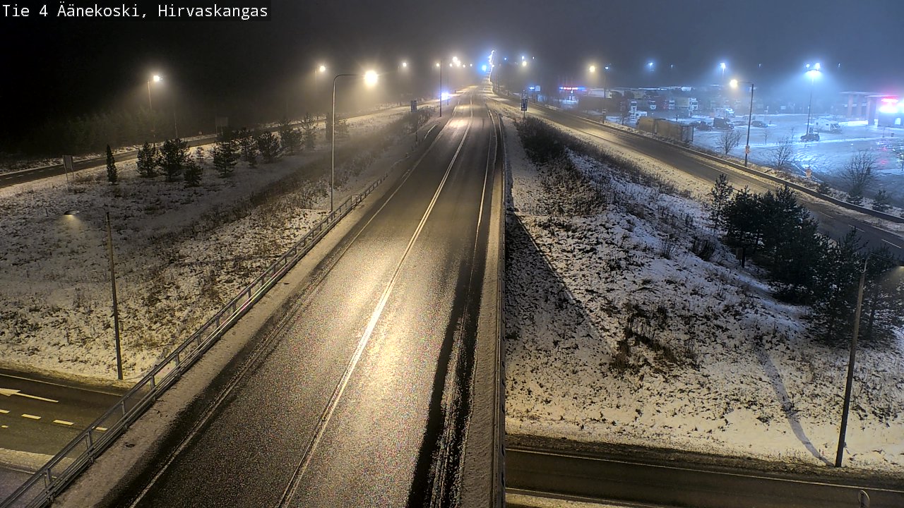 Weather Camera Image Väg 4 Äänekoski, Hirvaskangas, Äänekoski, Keski-Suomi