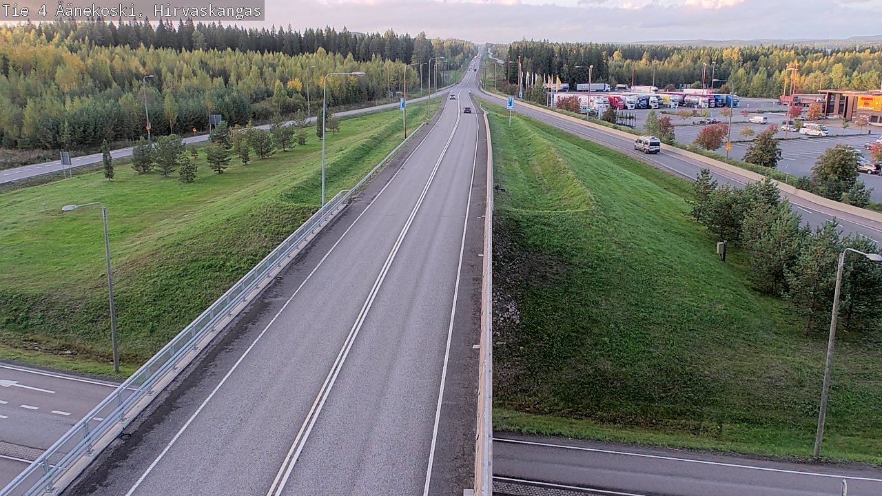 Weather Camera Image Road 4 Äänekoski, Hirvaskangas, Äänekoski, Keski-Suomi