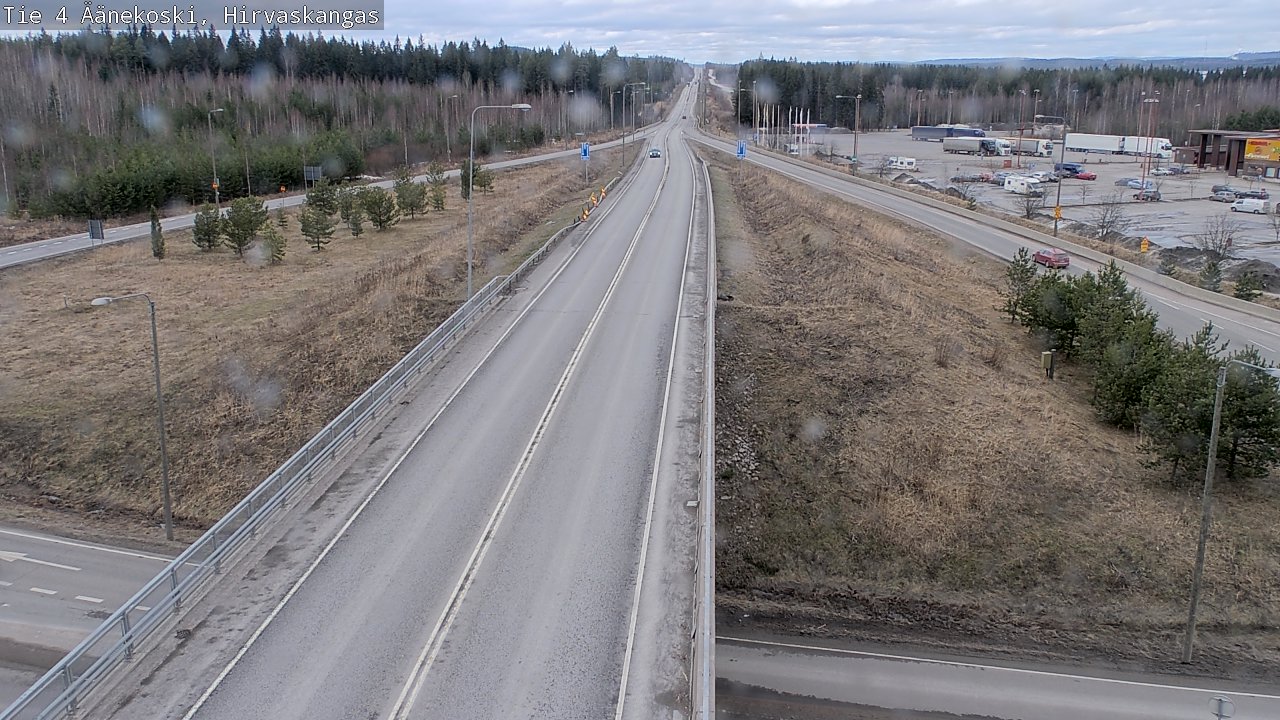Weather Camera Image Road 4 Äänekoski, Hirvaskangas, Äänekoski, Keski-Suomi