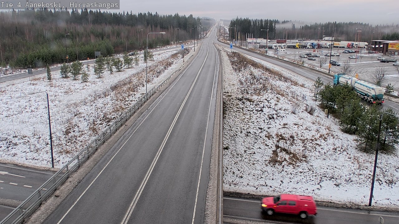 Weather Camera Image Väg 4 Äänekoski, Hirvaskangas, Äänekoski, Keski-Suomi