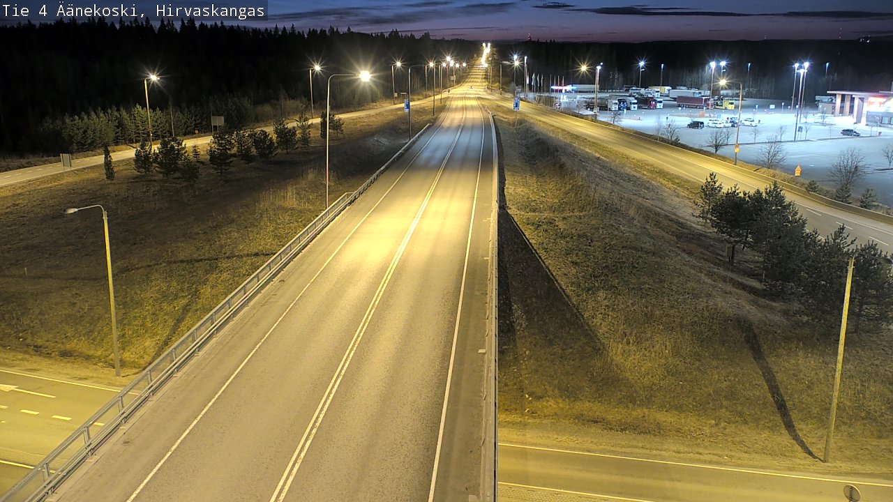 Weather Camera Image Road 4 Äänekoski, Hirvaskangas, Äänekoski, Keski-Suomi