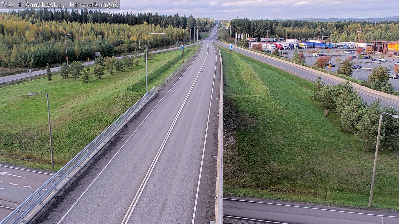 Weather Camera Image Road 4 Äänekoski, Hirvaskangas, Äänekoski, Keski-Suomi