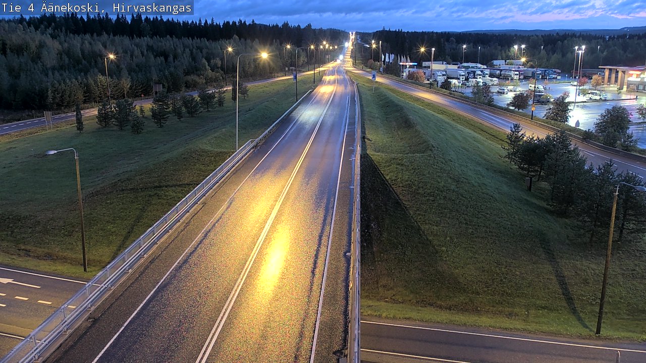 Weather Camera Image Road 4 Äänekoski, Hirvaskangas, Äänekoski, Keski-Suomi