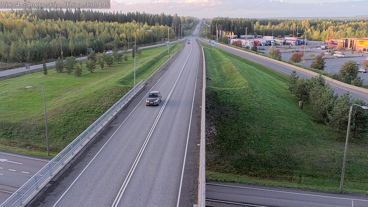 Weather Camera Image Road 4 Äänekoski, Hirvaskangas, Äänekoski, Keski-Suomi