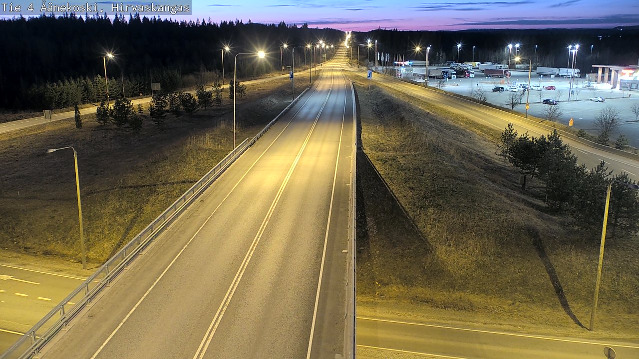 Weather Camera Image Road 4 Äänekoski, Hirvaskangas, Äänekoski, Keski-Suomi