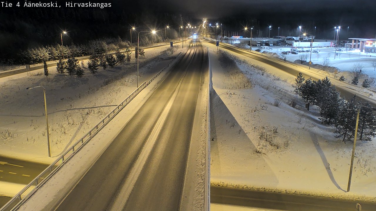 Weather Camera Image Road 4 Äänekoski, Hirvaskangas, Äänekoski, Keski-Suomi