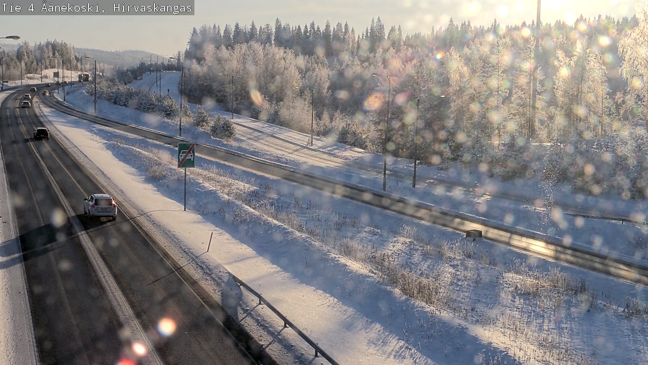 Weather Camera Image Road 4 Äänekoski, Hirvaskangas, Äänekoski, Keski-Suomi