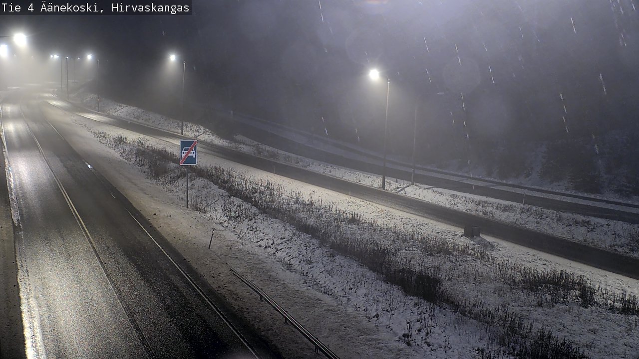 Weather Camera Image Väg 4 Äänekoski, Hirvaskangas, Äänekoski, Keski-Suomi