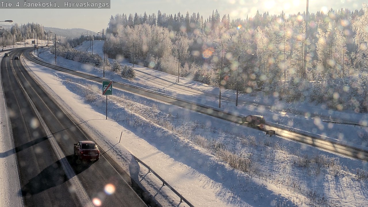 Weather Camera Image Road 4 Äänekoski, Hirvaskangas, Äänekoski, Keski-Suomi