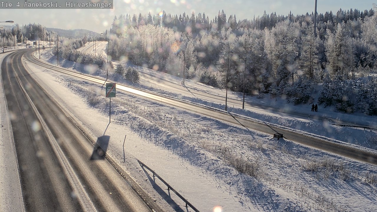 Weather Camera Image Road 4 Äänekoski, Hirvaskangas, Äänekoski, Keski-Suomi