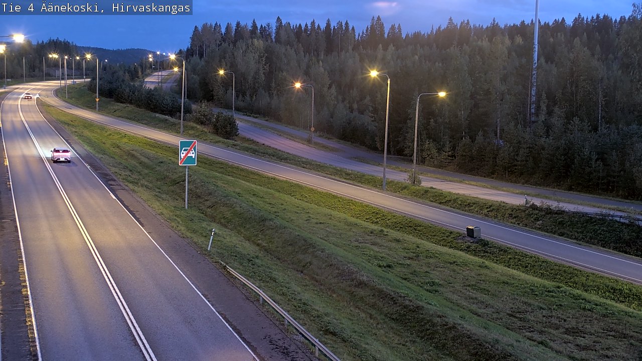 Weather Camera Image Road 4 Äänekoski, Hirvaskangas, Äänekoski, Keski-Suomi
