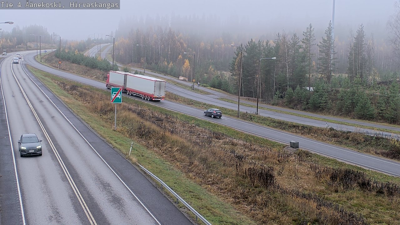 Kelikamerat Kuva Tie 4 Äänekoski, Hirvaskangas, Äänekoski, Keski-Suomi