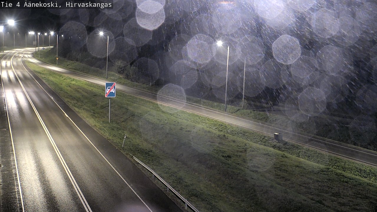 Weather Camera Image Road 4 Äänekoski, Hirvaskangas, Äänekoski, Keski-Suomi