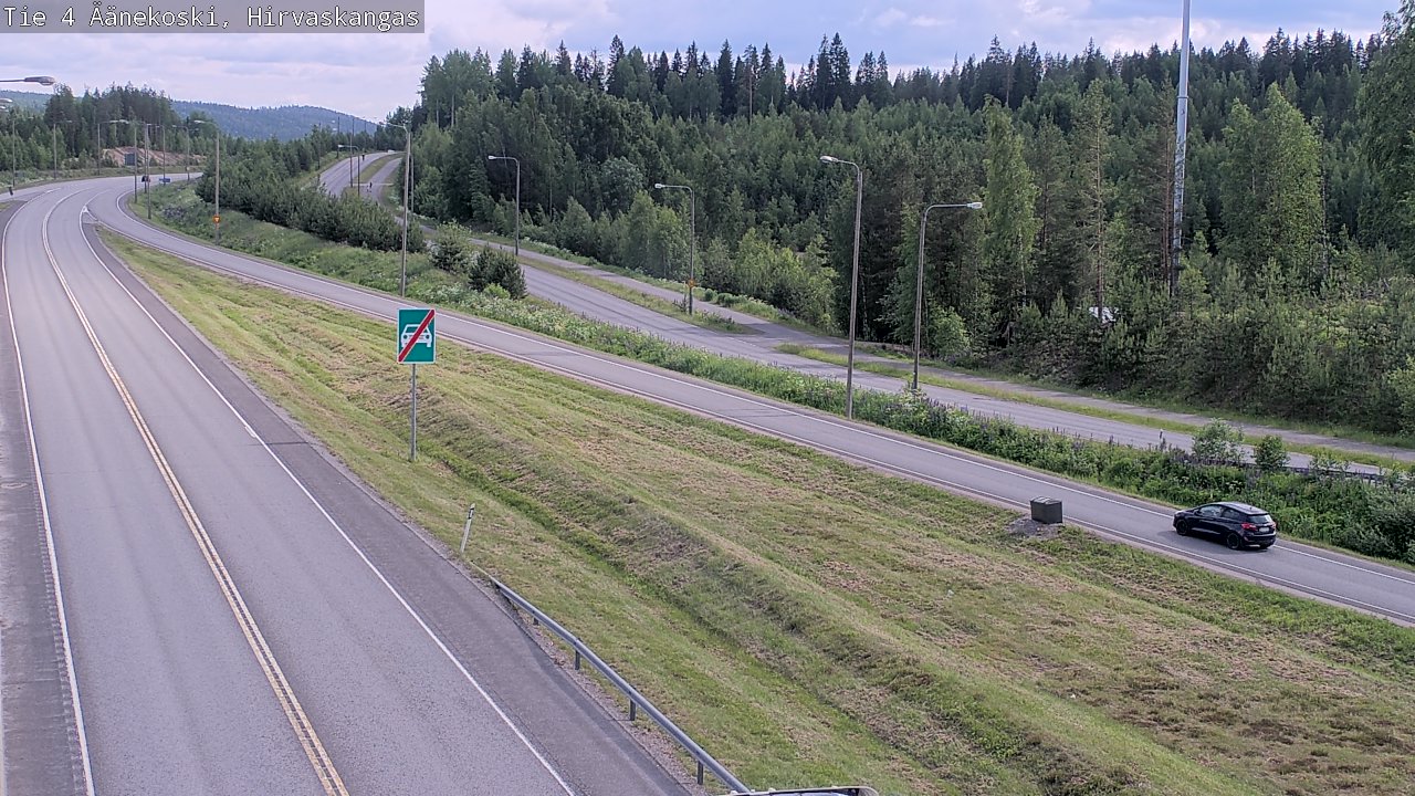 Kelikamerat Kuva Tie 4 Äänekoski, Hirvaskangas, Äänekoski, Keski-Suomi