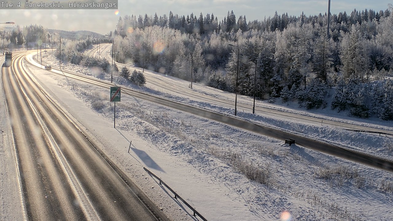 Weather Camera Image Road 4 Äänekoski, Hirvaskangas, Äänekoski, Keski-Suomi