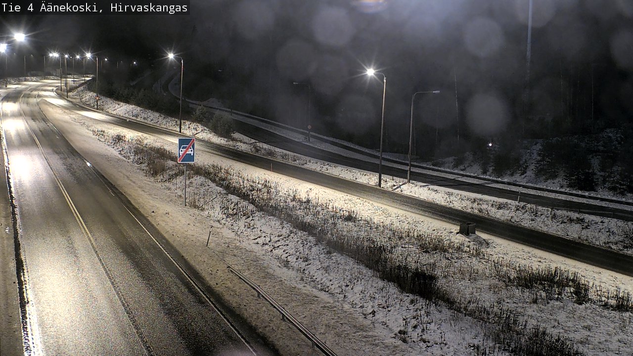 Weather Camera Image Väg 4 Äänekoski, Hirvaskangas, Äänekoski, Keski-Suomi