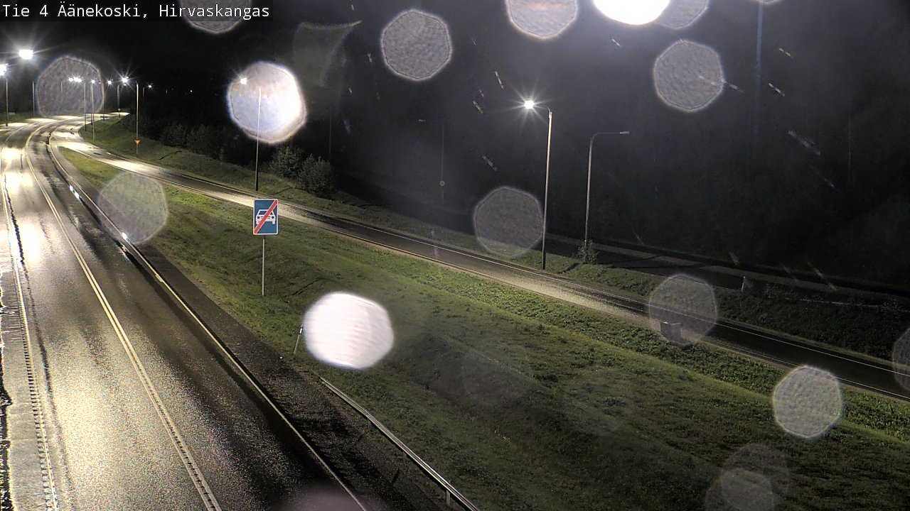 Weather Camera Image Road 4 Äänekoski, Hirvaskangas, Äänekoski, Keski-Suomi