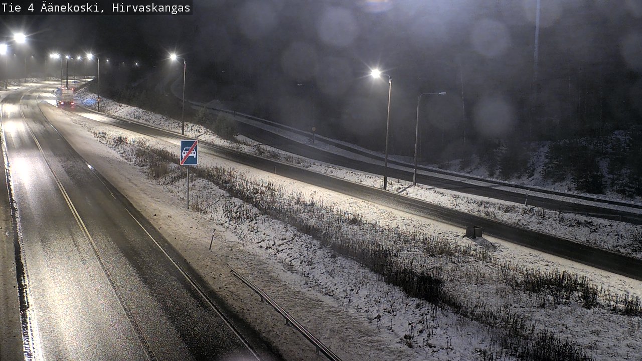Weather Camera Image Väg 4 Äänekoski, Hirvaskangas, Äänekoski, Keski-Suomi