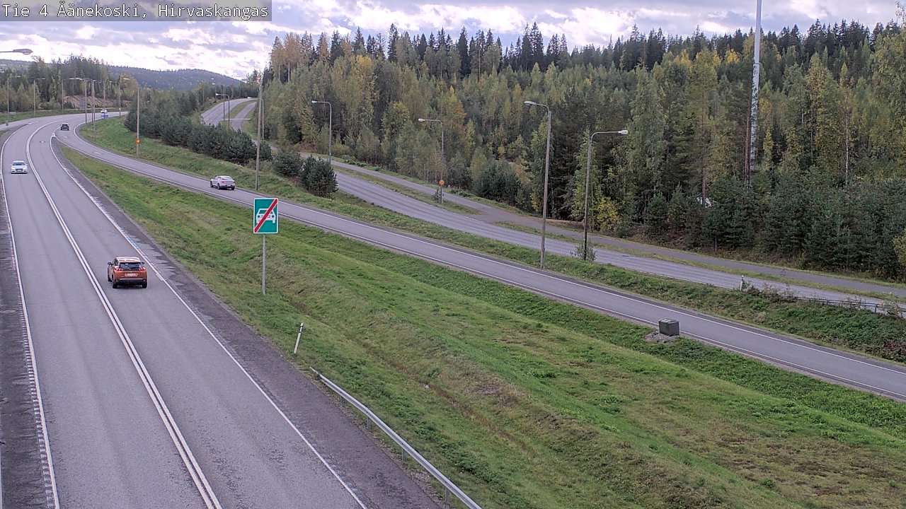 Kelikamerat Kuva Tie 4 Äänekoski, Hirvaskangas, Äänekoski, Keski-Suomi