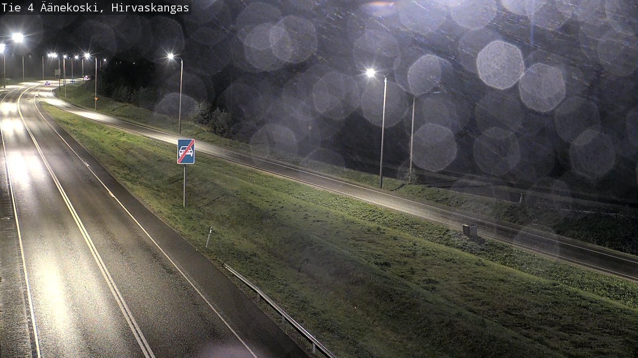 Weather Camera Image Road 4 Äänekoski, Hirvaskangas, Äänekoski, Keski-Suomi