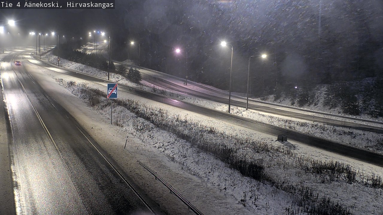 Weather Camera Image Väg 4 Äänekoski, Hirvaskangas, Äänekoski, Keski-Suomi