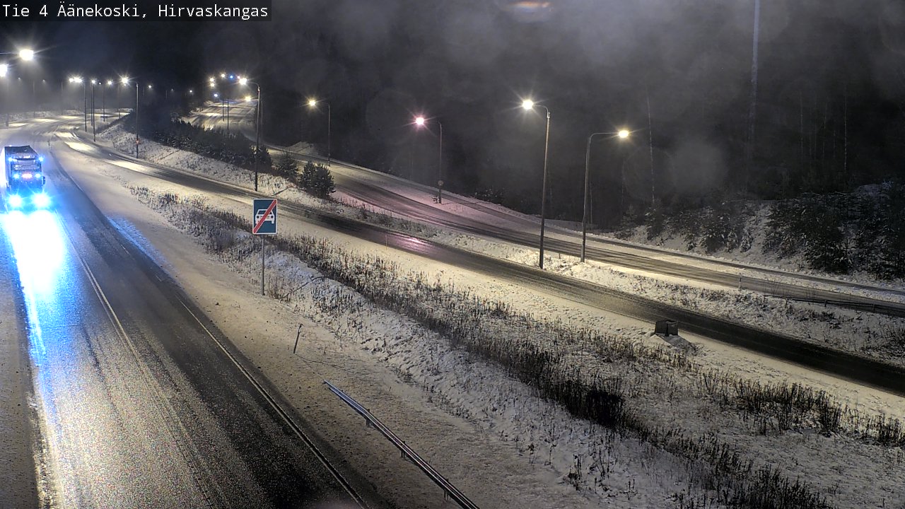 Weather Camera Image Väg 4 Äänekoski, Hirvaskangas, Äänekoski, Keski-Suomi