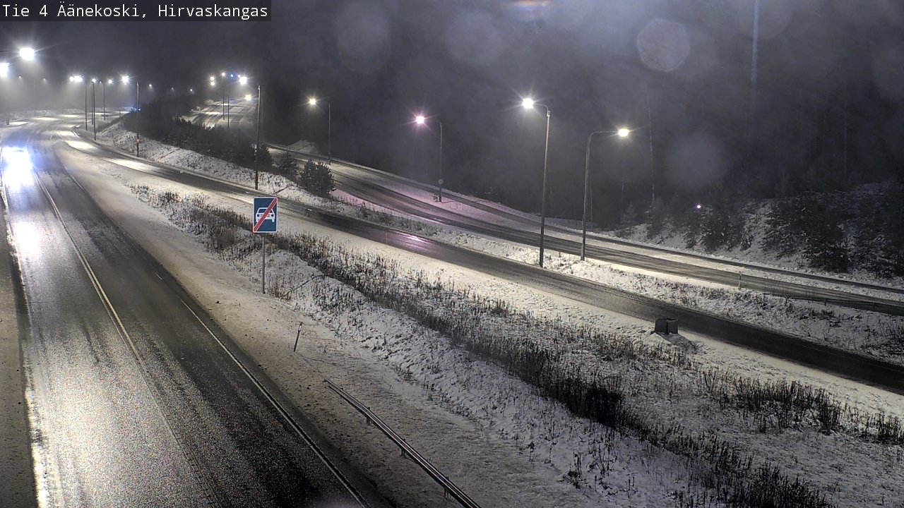 Weather Camera Image Väg 4 Äänekoski, Hirvaskangas, Äänekoski, Keski-Suomi
